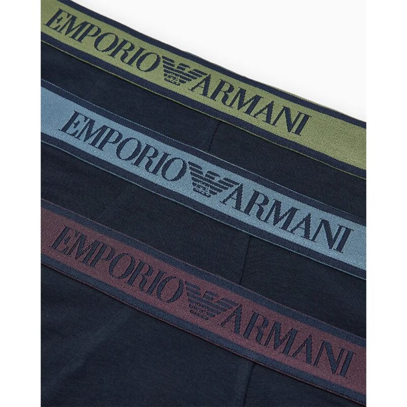 Emporio Armani Man 111357 4F717 Set 3 Boxer Stretch Cotton