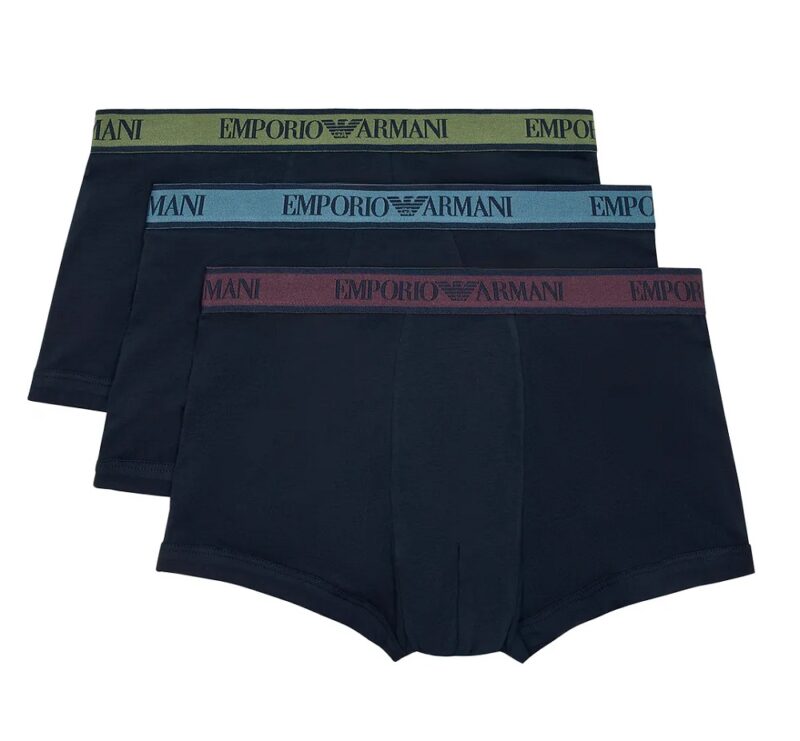 Emporio Armani Man 111357 4F717 Set 3 Boxer Stretch Cotton