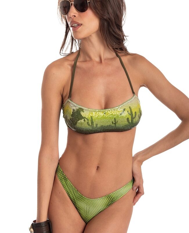 Pin Up Stars PF038S Bikini Fascia Paillettes Far West