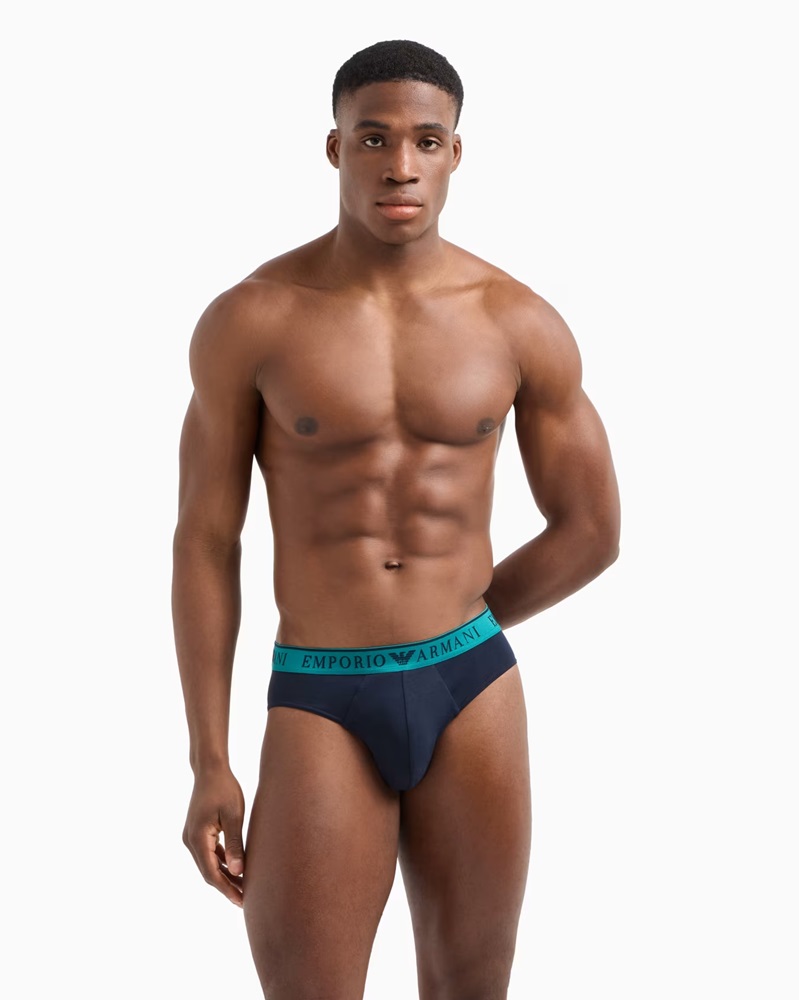 Emporio Armani Man EM000251 
AF10776  Set 2 Slip Bipack
Stretch Cotton