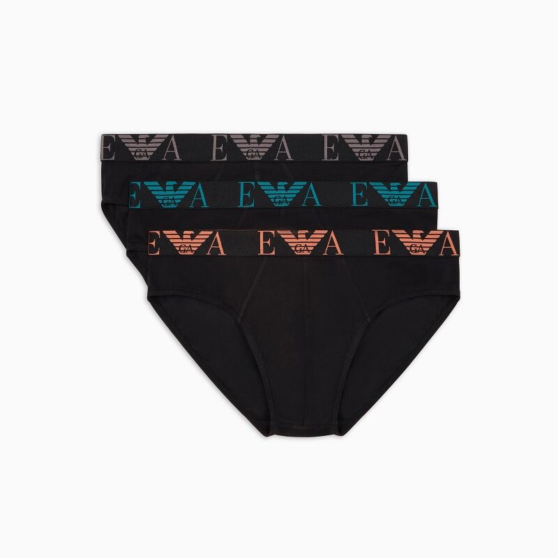 Emporio Armani Man EM000258 
AF10778 Set 3 Slip Tripack 
Stretch Cotton