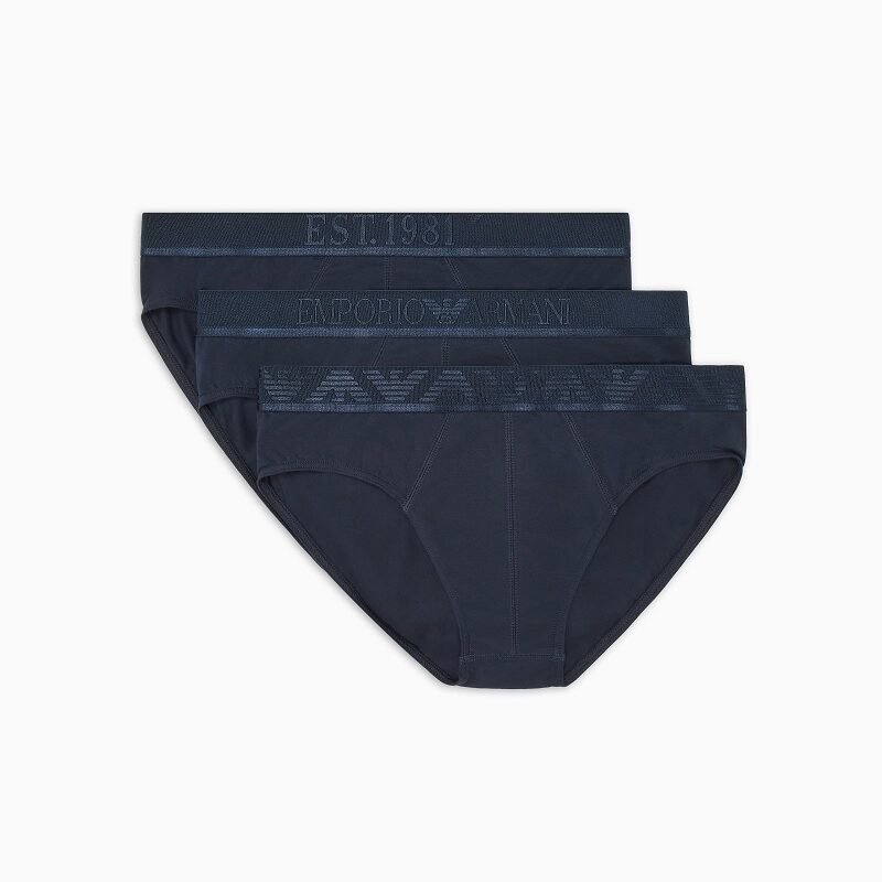 Emporio Armani Man EM000258 
AF10780 Set 3 Slip Tripack 
Stretch Cotton