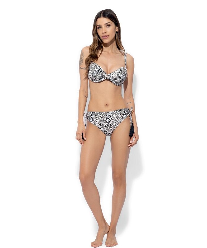 Marina Abagnale MA25E 28602 20 Ferretto con coulisse laterale e spalline regolabili,Slip alto con coulisse