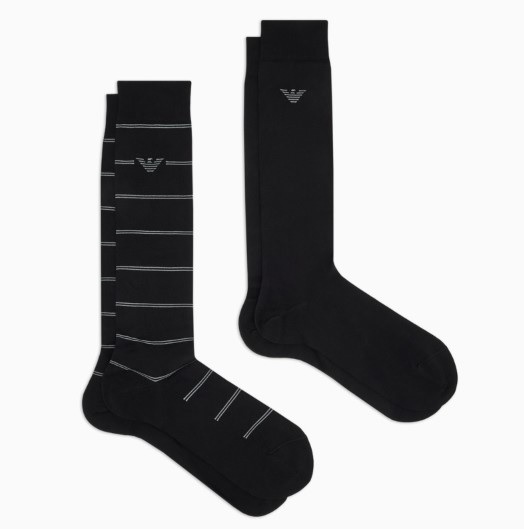 Emporio Armani Man EM000545 AF18177 Socks Set 2 calze cotone