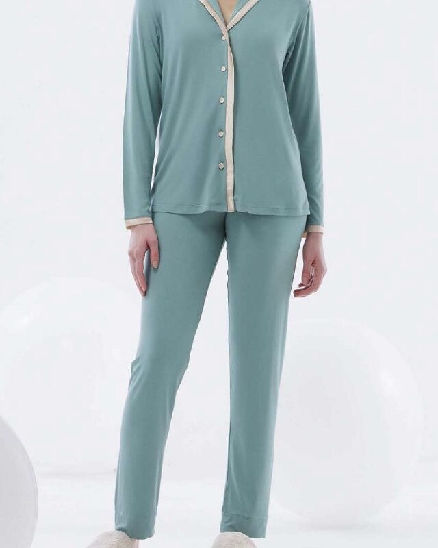 Amadine D3029  Pigiama donnaaperto in viscosa m/l p/l