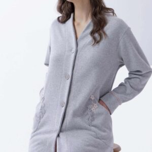 Amadine D3043 Vestaglia donnaaperta corta in punto milano