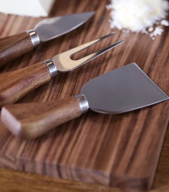 Maison Sucre'e Natale Gusto e Tradizione Set 3 coltelli per formaggio