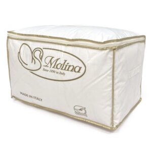 Molina Trevi Warm 100% Piumino Siberiano  Bianco Vergine Classe 1 Matrimoniale  cm. 250 x 200