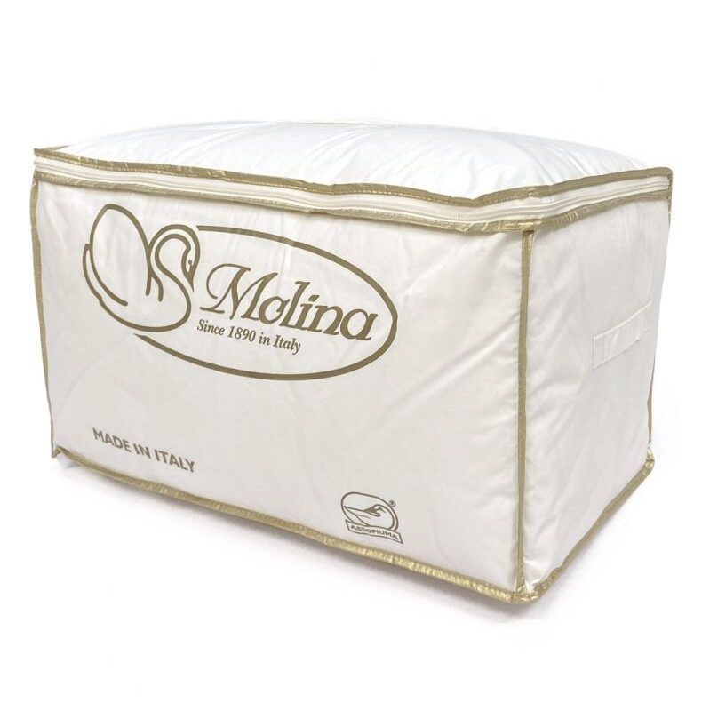 Molina Trevi 4 Stagioni 100% Piumino Siberiano  Bianco Vergine Classe 1 Matrimoniale  cm. 250 x 200