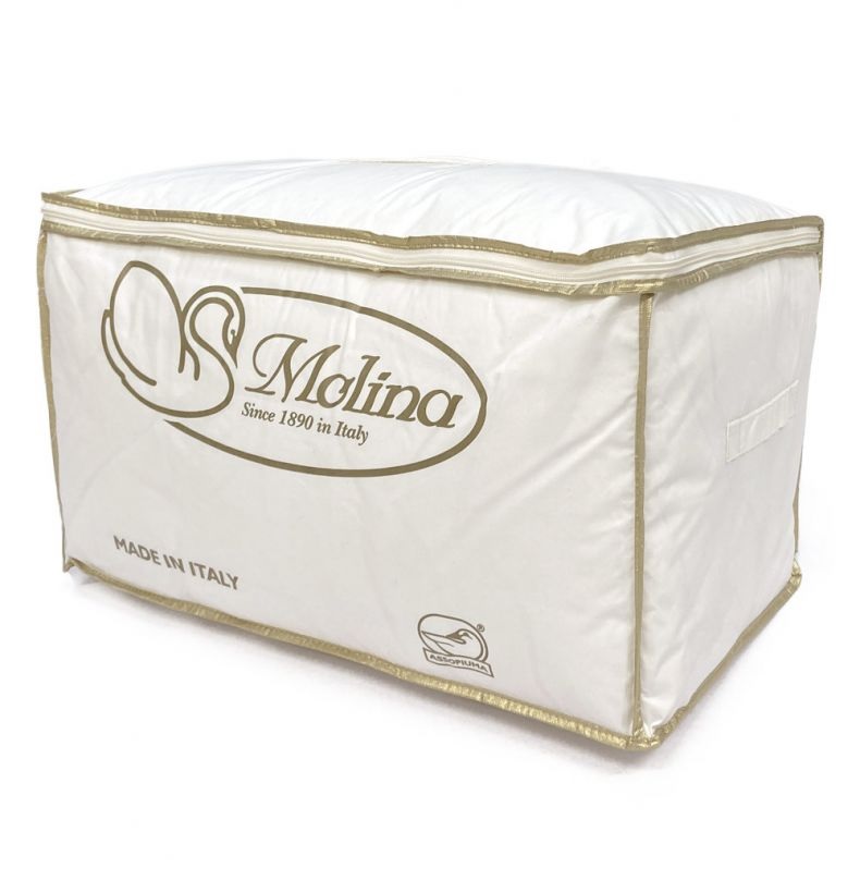 Molina Trevi Warm 100% Piumino Siberiano  Bianco Vergine Classe 1 Matrimoniale  cm. 250 x 200