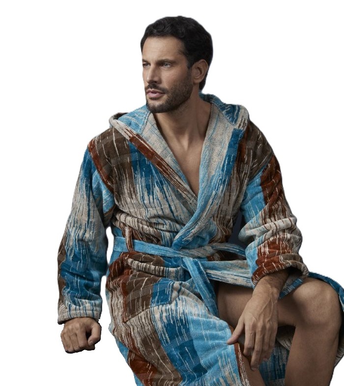 Carrara Mhambi Accappatoio Spugna Unisex con cappuccio