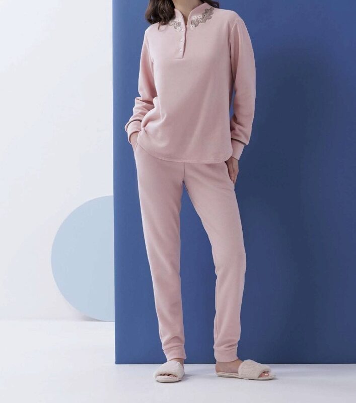 Amadine D3044  Pigiama donnaserafino in punto milano m/l p/l