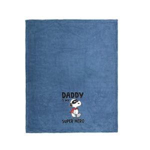 Maryplaid 6M34121 Plaid Snoopy  in Bussy  con ricamo e applicazioni  cm. 150 x 180