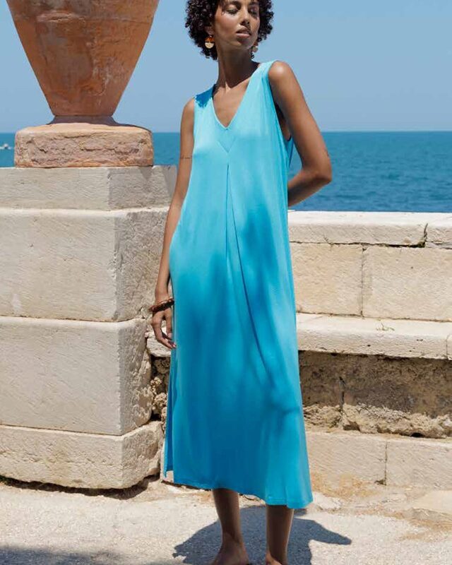 Amadine D3147 Abito lungo S/L