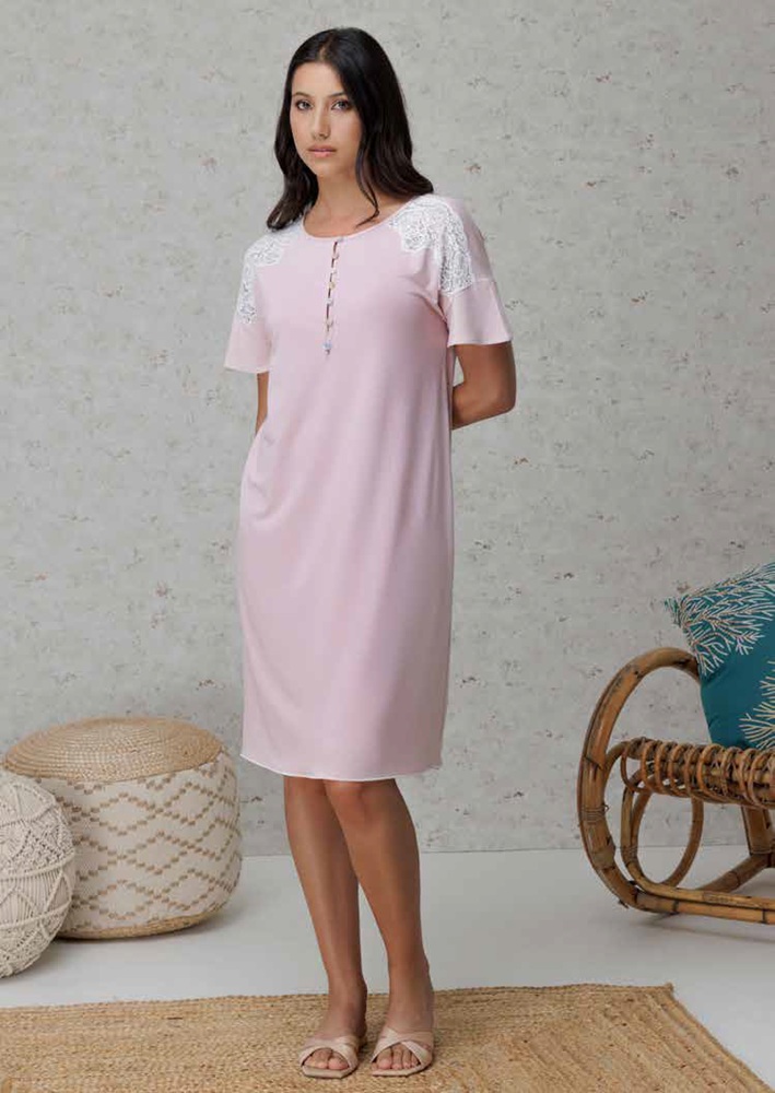 Amadine D3075  Camicia da notte serafino  m/m