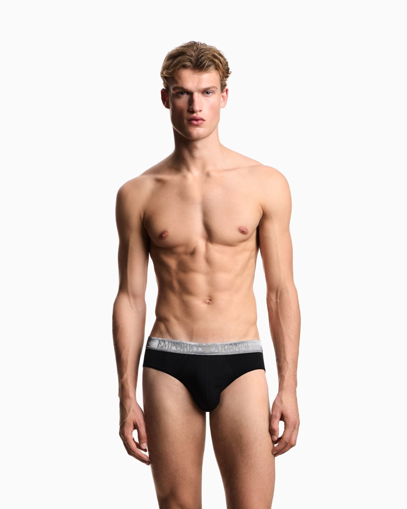 Emporio Armani Man EM000258 AF18886  Set 3 Slip Tripack Stretch Cotton