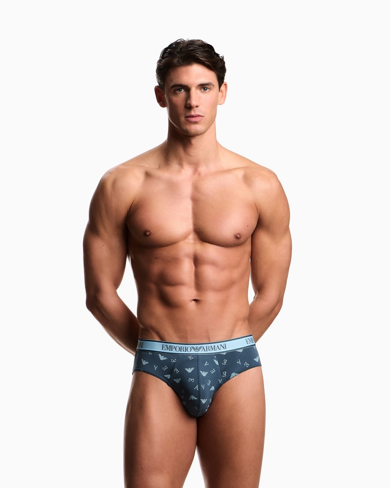 Emporio Armani Man EM000369 AF20669  Set 3 Slip Tripack Stretch Cotton