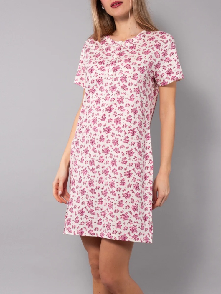 Verdissima NB27  Camicia da notte serafino, manica corta