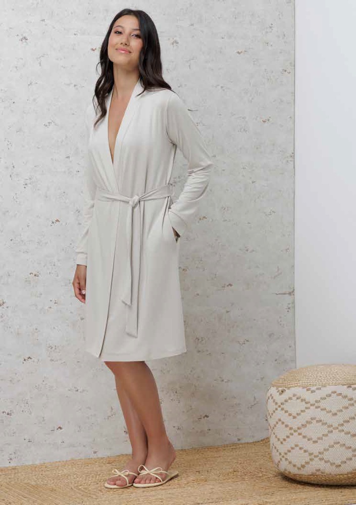 Amadine D3071 Vestaglia donnakimono in viscosa m/l