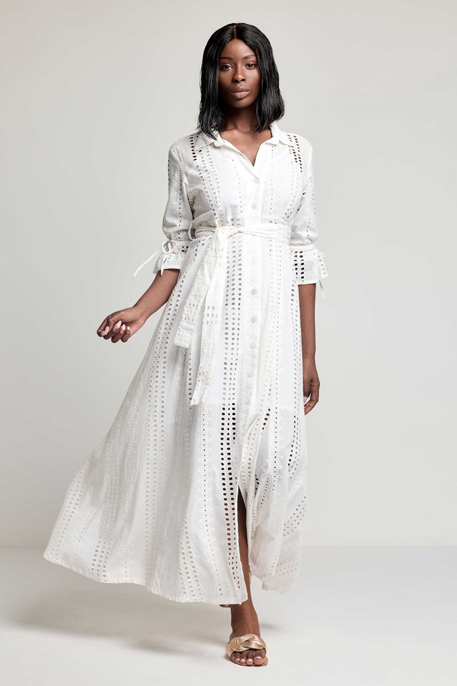 David DB26-003 Vestito Camicia Lungo Camilla