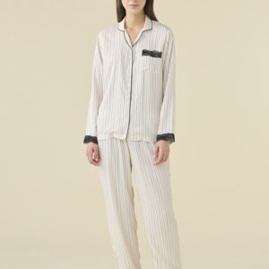 Noidìnotte FA9675  Pigiama donna aperto in viscosa  M/L P/L