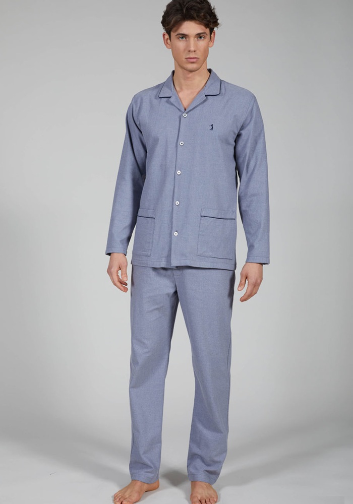 Bip Bip 6855 Pigiama Uomo Aperto flanellina leggera m/l p/l