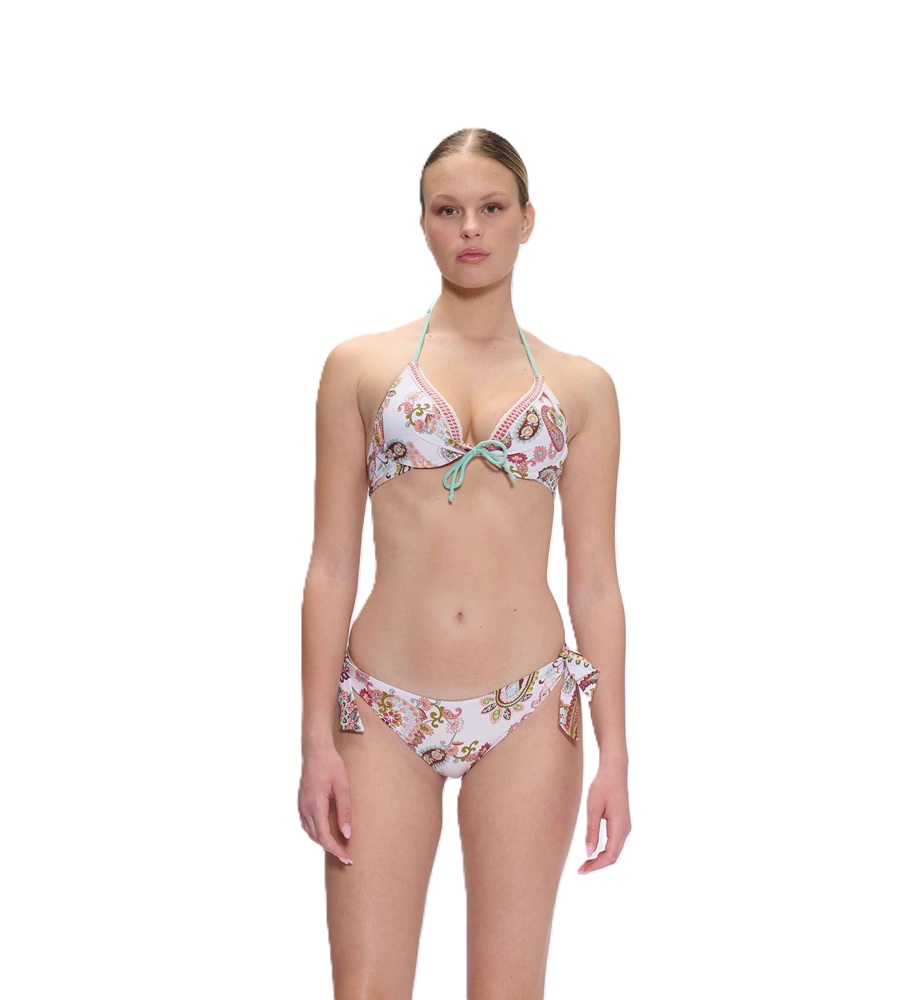 Marina Abagnale MA26E 33902 Bikini Push-Up e Slip Finti Fiocchi modello Cleo