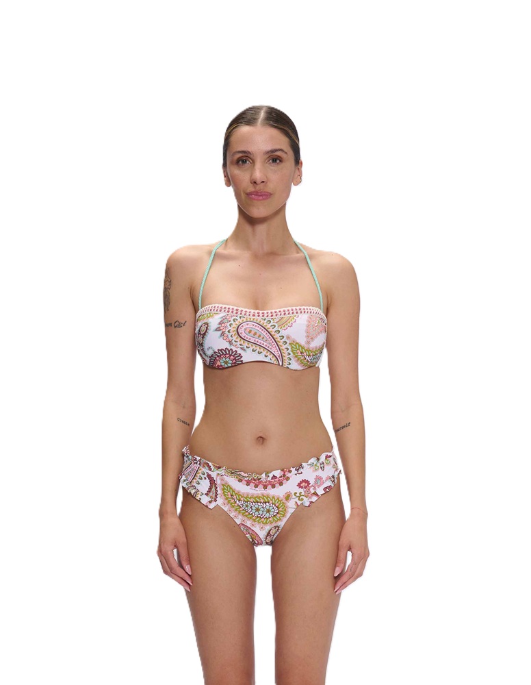 Marina Abagnale MA26E 34002 Bikini Fascia con Ferretto e Slip Volante modello Bolero