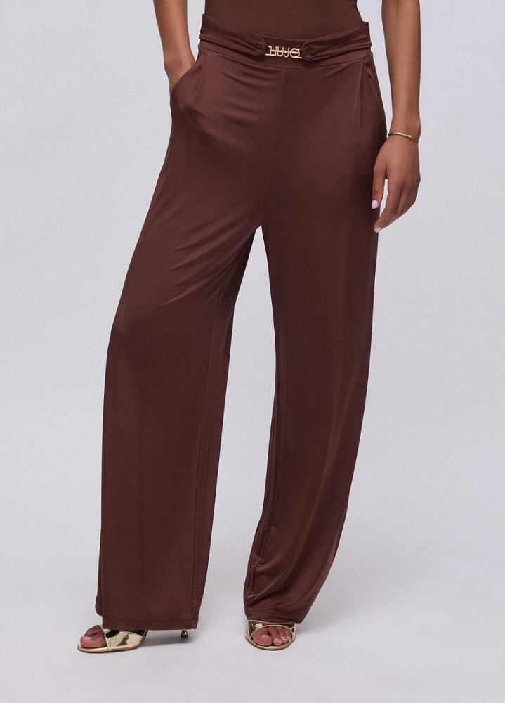 Liu Jo VA6157J3888 Pantalone in
Jersey lucido