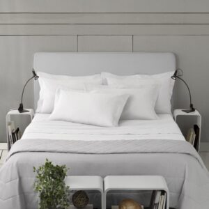 Ennekappa 1876 Color Completo Lenzuola Singolo Bianco 160 x 300 In Percalle Americano