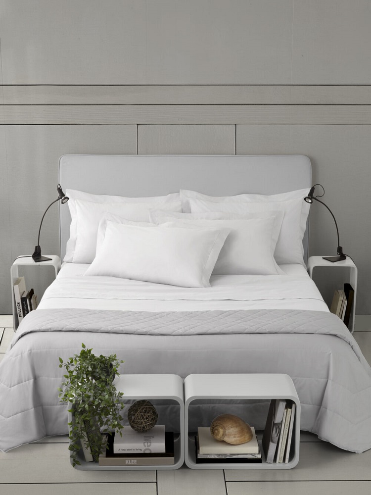 Ennekappa 1876 Color Completo Lenzuola Singolo Bianco 160 x 300 In Percalle Americano