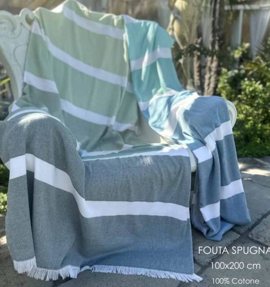 Jolie Bora BoraTelo Mare Fouta
 in Spugna cm. 100 x 200