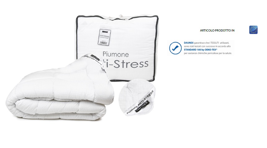 DAUNEX PIUMINI ANALLERGICI ANTISTRESS DUO