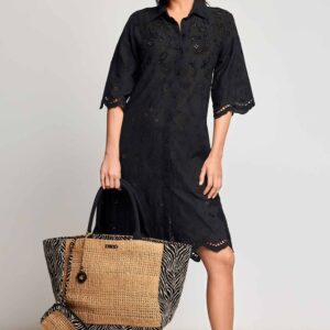 David DB26-001 Vestito a camicia con maniche a 3/4 Romina