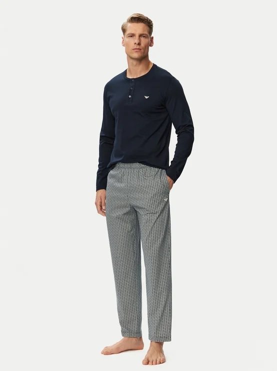 Emporio Armani Man EM003782 AF25040 Pigiama uomo cotone  Interlock