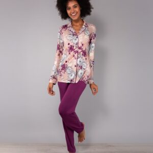 Verdissima QG13 Pigiama aperto, pantalone con tasche